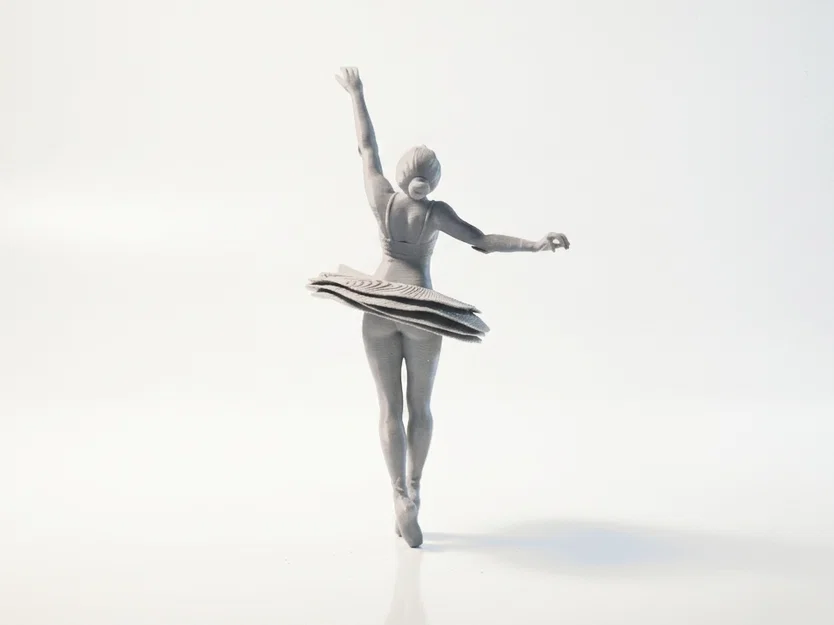 Mô hình tượng vũ công Ballerina in 3D - Image 3