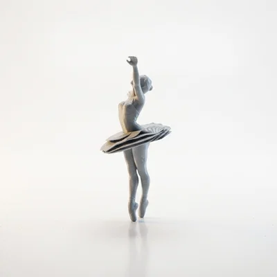 Mô hình tượng vũ công Ballerina in 3D