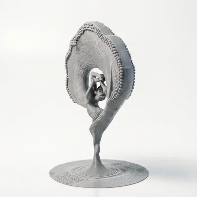 Mô hình tượng vũ công Ballet in 3D tuyệt đẹp
