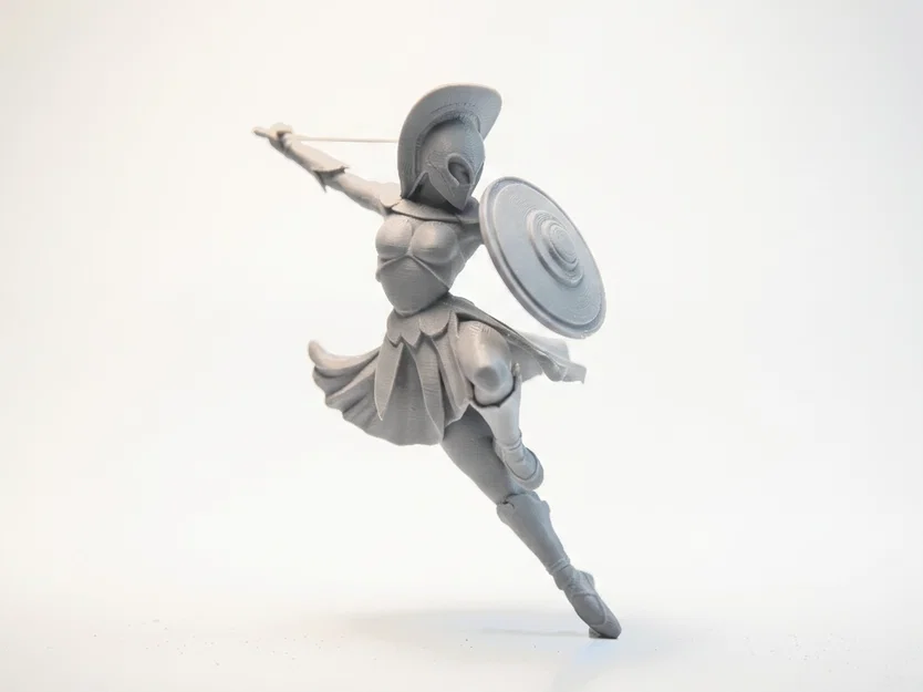 Mô hình 3D Nữ Chiến Binh Ballet - Image 2