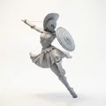 Mô hình 3D Nữ Chiến Binh Ballet - Thumbnail 2