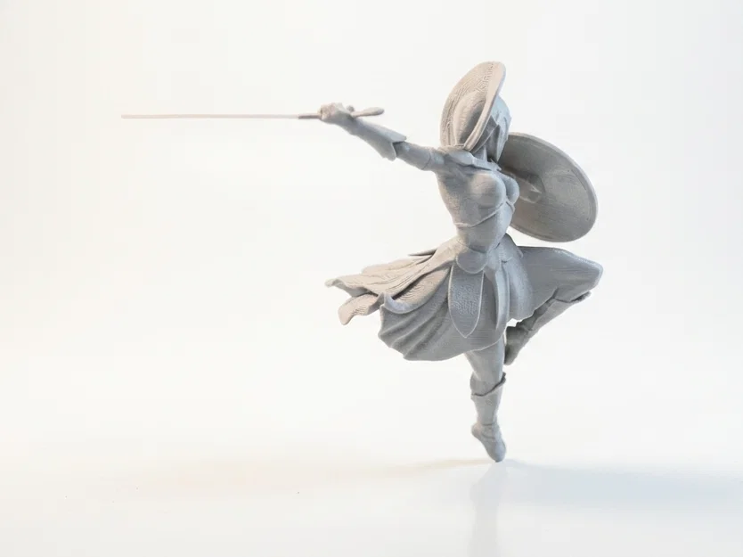 Mô hình 3D Nữ Chiến Binh Ballet - Image 3
