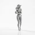 Mô hình Figurine Cô gái cầm gậy bóng chày in 3D - Thumbnail 2