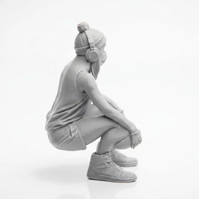 Mô hình tượng nữ cầu thủ bóng rổ 3D in ấn thể thao