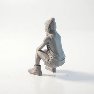Mô hình tượng nữ cầu thủ bóng rổ 3D in ấn thể thao