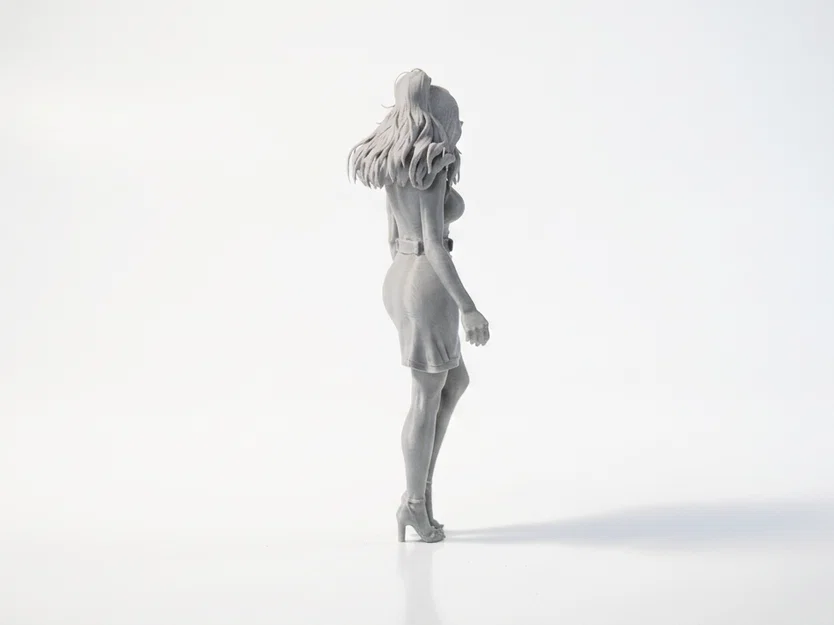 Mô hình tượng cô gái đi biển - File in 3D nghệ thuật - Image 3