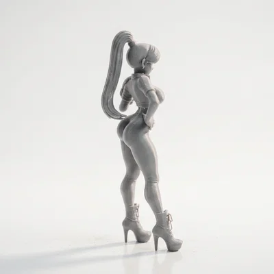 Mô hình Nữ Vận Động Viên Bóng Rổ - Tượng Thể Thao In 3D