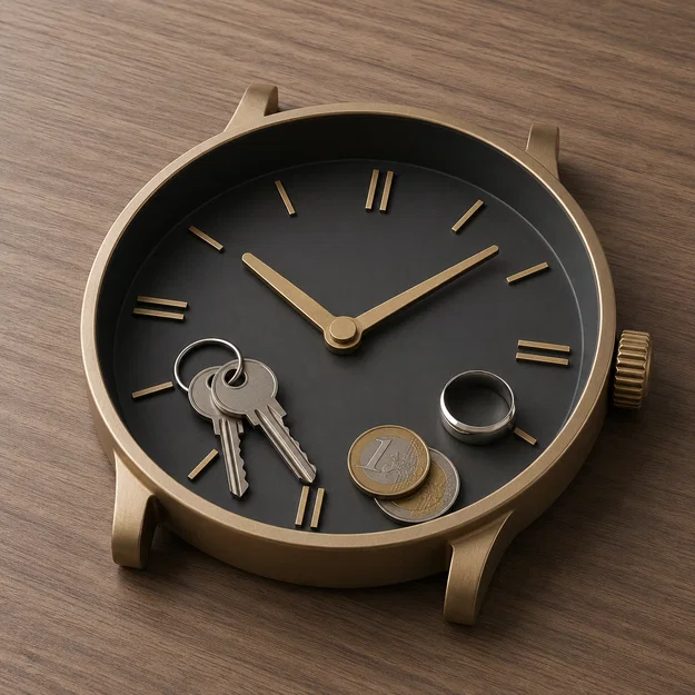 Khay Đựng Đồ Cá Nhân Hình Mặt Đồng Hồ Cực Đẹp (Catchall Clock Dial) - Image 1