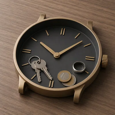 Khay Đựng Đồ Cá Nhân Hình Mặt Đồng Hồ Cực Đẹp (Catchall Clock Dial)