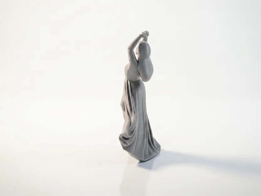 Mô Hình Tượng Người Phụ Nữ Khiêu Vũ Thanh Lịch (In 3D) - Image 4