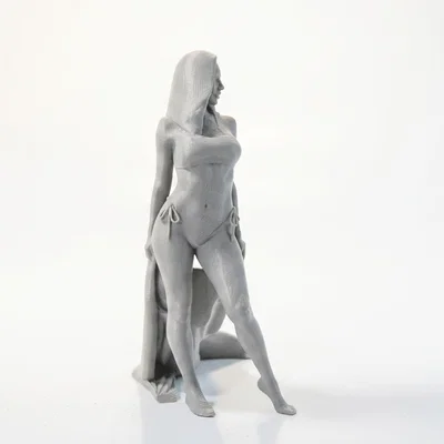 Mô Hình Thiếu Nữ Bãi Biển - Tượng Nữ 3D Print