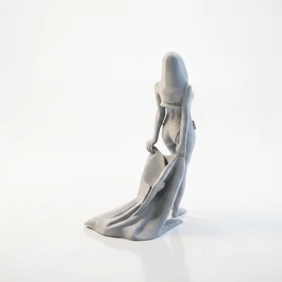 Mô Hình Thiếu Nữ Bãi Biển - Tượng Nữ 3D Print