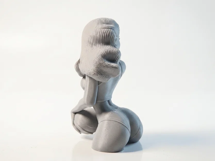 Mô hình 3D cô gái chơi bóng chuyền bãi biển (File STL) - Image 3