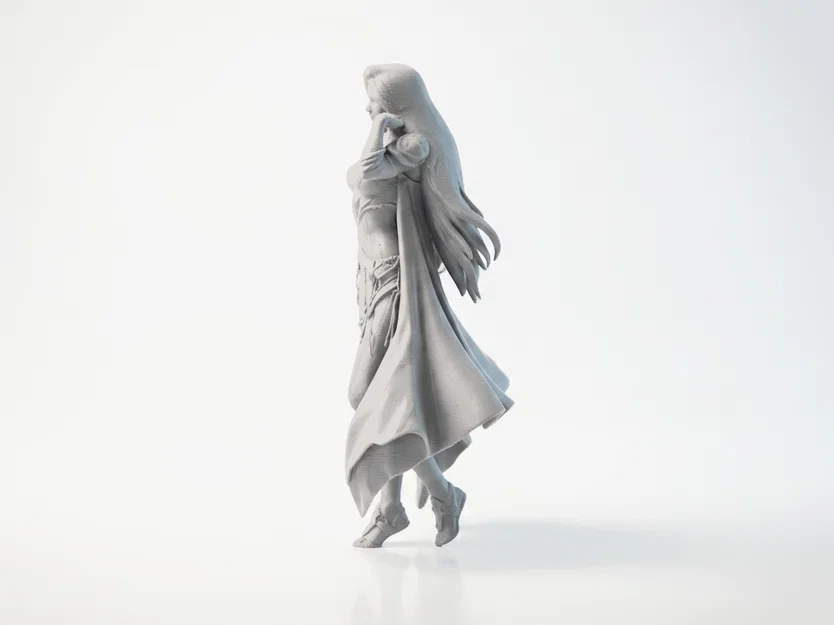 Mô hình tượng nữ Gypsy xinh đẹp - File in 3D nghệ thuật - Image 4