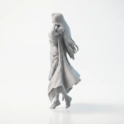 Mô hình tượng nữ Gypsy xinh đẹp - File in 3D nghệ thuật