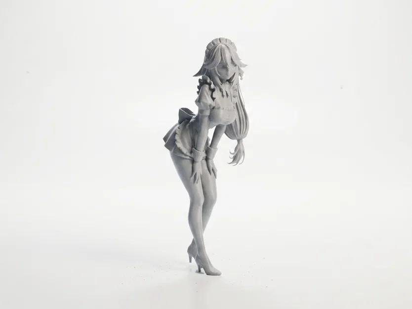 Mô hình tượng Anime Girl sang trọng - Nhân vật nữ in 3D - Image 1