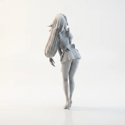 Mô hình tượng Anime Girl sang trọng - Nhân vật nữ in 3D