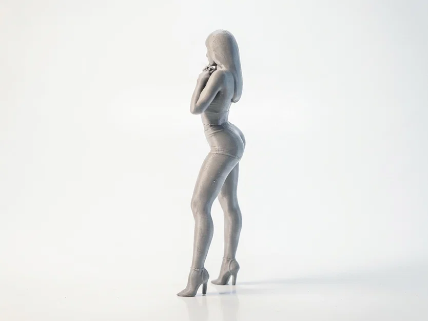 Mô hình 3D tượng nữ quý cô xinh đẹp - Sẵn sàng để in - Image 4