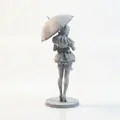 Mô hình 3D Quý Cô Cầm Ô Thanh Lịch - Thumbnail 2