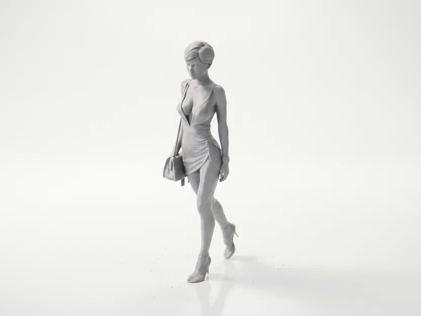 Mô hình tượng quý cô xinh đẹp - Tệp in 3D (Beautiful Lady Figurine) - Image 1