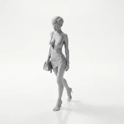 Mô hình tượng quý cô xinh đẹp - Tệp in 3D (Beautiful Lady Figurine)