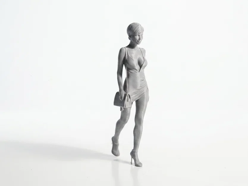 Mô hình tượng quý cô xinh đẹp - Tệp in 3D (Beautiful Lady Figurine) - Image 2