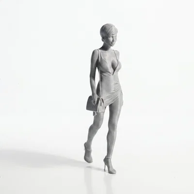 Mô hình tượng quý cô xinh đẹp - Tệp in 3D (Beautiful Lady Figurine)