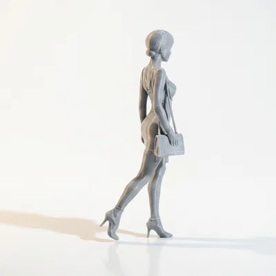 Mô hình tượng quý cô xinh đẹp - Tệp in 3D (Beautiful Lady Figurine)