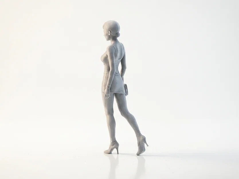 Mô hình tượng quý cô xinh đẹp - Tệp in 3D (Beautiful Lady Figurine) - Image 4