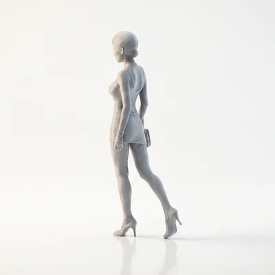 Mô hình tượng quý cô xinh đẹp - Tệp in 3D (Beautiful Lady Figurine)
