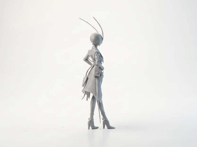 Mô hình Bee Girl - Tượng nhân vật nữ 3D tinh xảo - Image 3