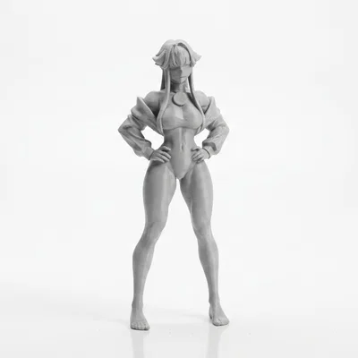 Mô hình 3D tượng nhân vật nữ duyên dáng (Beauty Female Figure Statue)