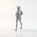 Mô hình 3D tượng nhân vật nữ duyên dáng (Beauty Female Figure Statue) - Thumbnail 4