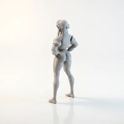 Mô hình 3D tượng nhân vật nữ duyên dáng (Beauty Female Figure Statue)