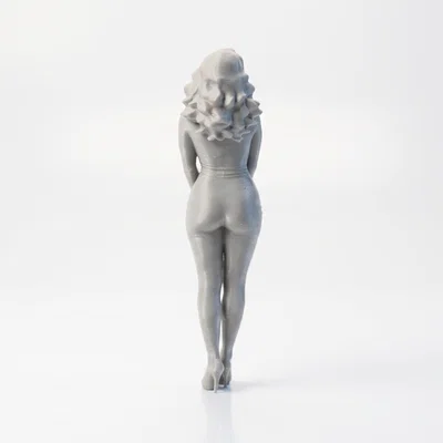 Mô hình tượng nữ diện váy ôm quyến rũ - Tệp STL 3D printable