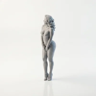 Mô hình tượng nữ diện váy ôm quyến rũ - Tệp STL 3D printable