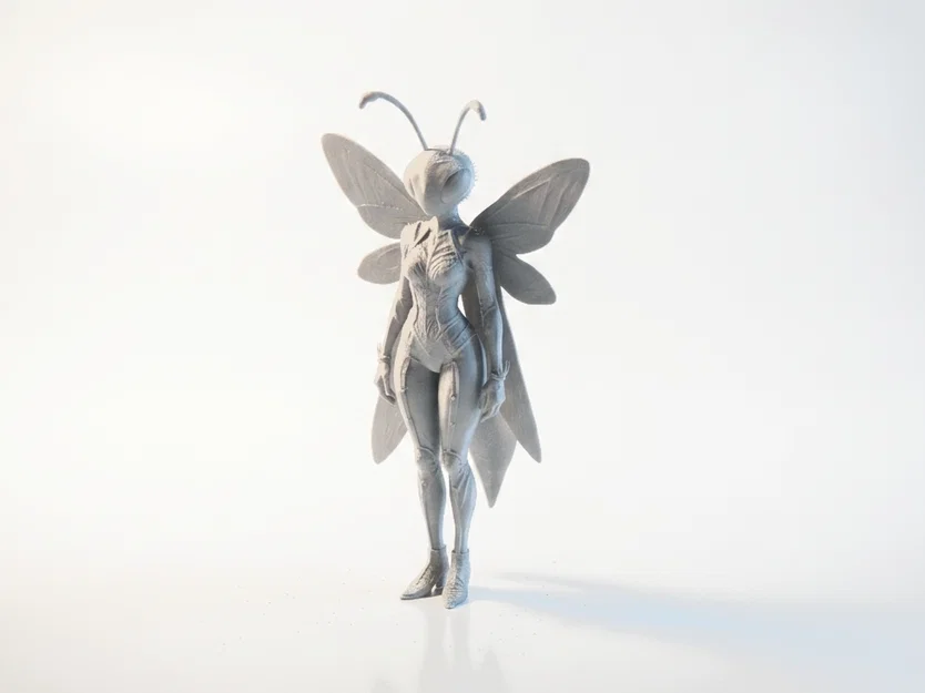 Bee Lady Figurine - Mô Hình Nhân Vật Fantasy In 3D - Image 1