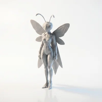 Bee Lady Figurine - Mô Hình Nhân Vật Fantasy In 3D
