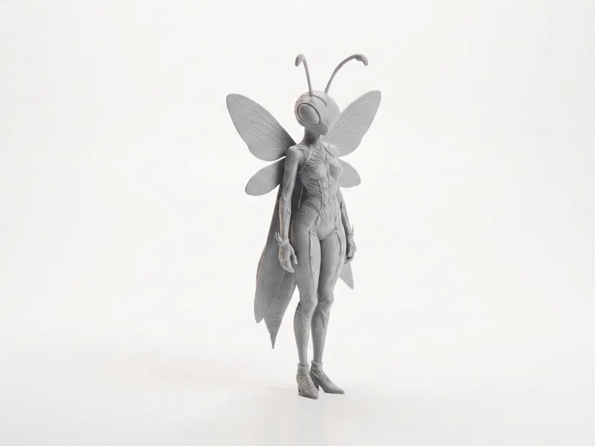 Bee Lady Figurine - Mô Hình Nhân Vật Fantasy In 3D - Image 2