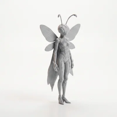 Bee Lady Figurine - Mô Hình Nhân Vật Fantasy In 3D