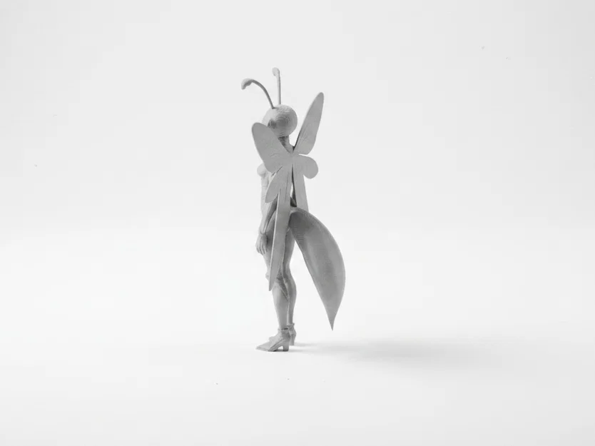Bee Lady Figurine - Mô Hình Nhân Vật Fantasy In 3D - Image 4