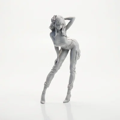 Mô hình 3D nhân vật nữ tư thế năng động - Dynamic Pose Female Figurine