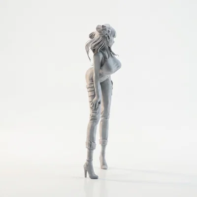 Mô hình 3D nhân vật nữ tư thế năng động - Dynamic Pose Female Figurine