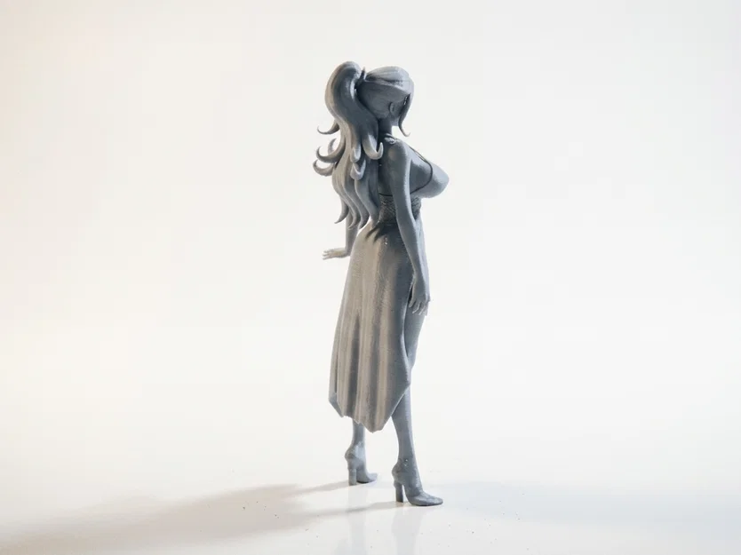 Mô hình tượng nhân vật nữ Elegant Lady in 3D - Image 3