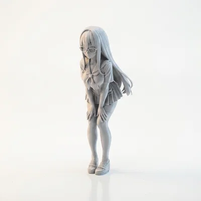 Mô hình nhân vật nữ Anime 3D in được (Anime Girl Figurine)