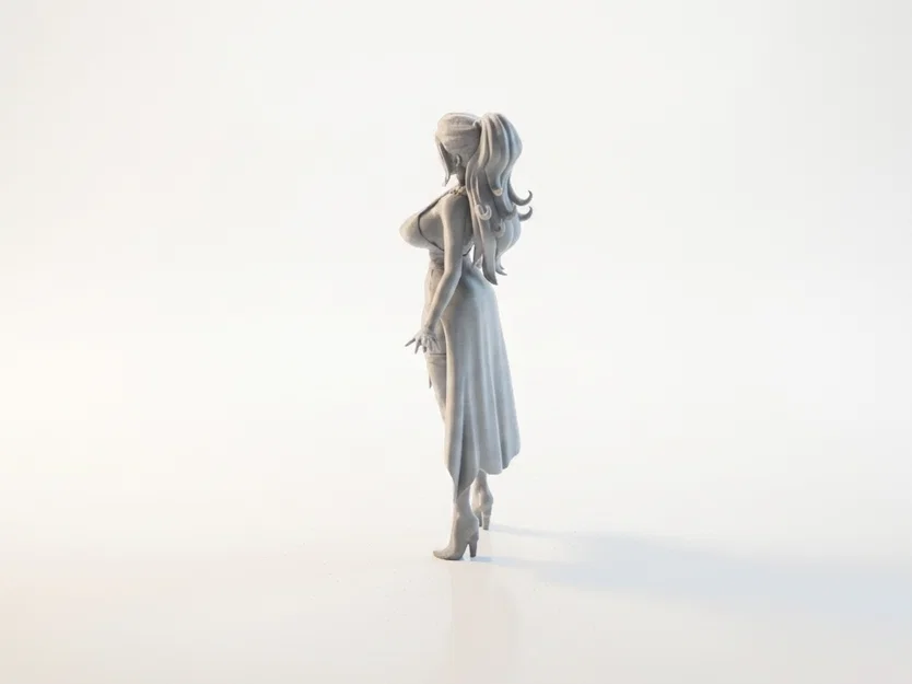 Mô hình tượng nhân vật nữ Elegant Lady in 3D - Image 4
