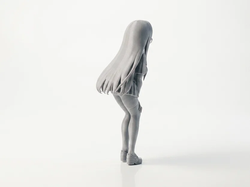 Mô hình nhân vật nữ Anime 3D in được (Anime Girl Figurine) - Image 3