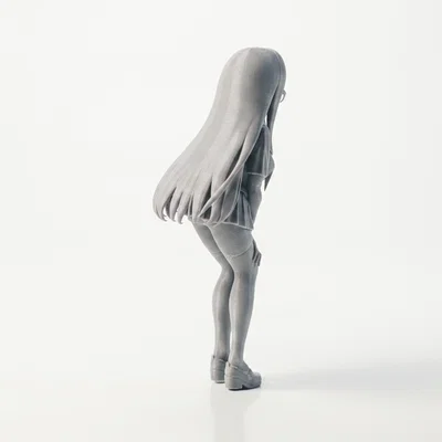 Mô hình nhân vật nữ Anime 3D in được (Anime Girl Figurine)