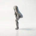 Mô hình nhân vật nữ Anime 3D in được (Anime Girl Figurine) - Thumbnail 4