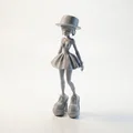 Mô hình tượng nữ Big Shoe Lady - File in 3D nghệ thuật - Thumbnail 1